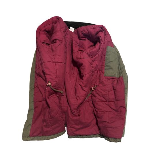 Smith & Hawken Olive Green Barn/Work/Chore Coat Corduroy Collar Men’s Large - Picture 5 of 8